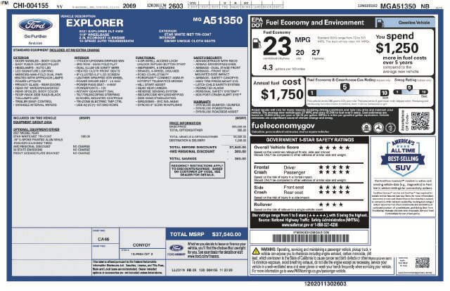 
								2021 Ford Explorer XLT full									